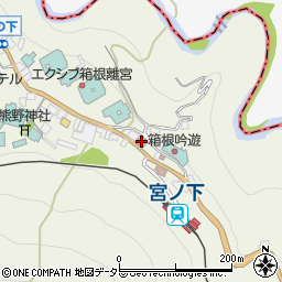 宮ノ下温泉簡易郵便局周辺の地図