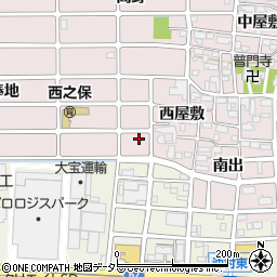 愛知県北名古屋市西之保西出81周辺の地図