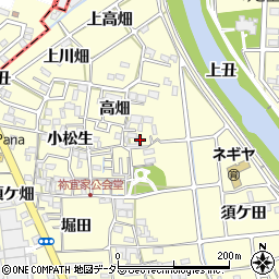 愛知県清須市春日（上須ケ田）周辺の地図