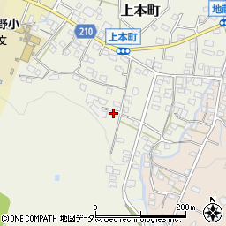 愛知県瀬戸市上本町205周辺の地図