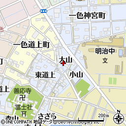 愛知県稲沢市片原一色町大山48周辺の地図