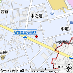 愛知県西春日井郡豊山町豊場中道33周辺の地図