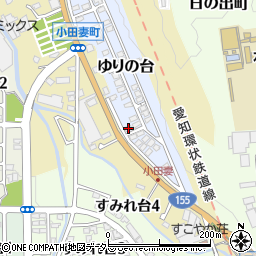 愛知県瀬戸市ゆりの台21周辺の地図