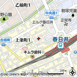 駅前町内会集会所周辺の地図