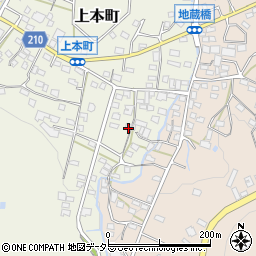 愛知県瀬戸市上本町372周辺の地図