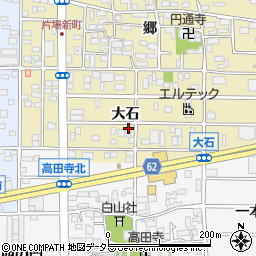 愛知県北名古屋市片場大石57-4周辺の地図