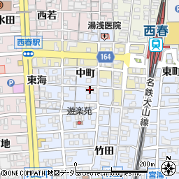 愛知県北名古屋市九之坪中町39周辺の地図