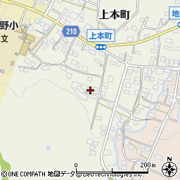 愛知県瀬戸市上本町202周辺の地図