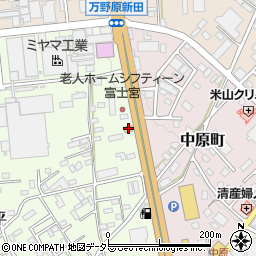 山岡家富士宮店周辺の地図