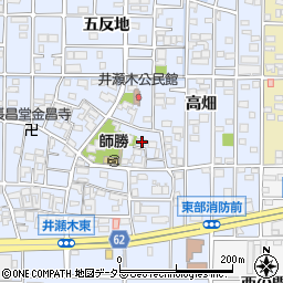 愛知県北名古屋市井瀬木居屋敷1080周辺の地図