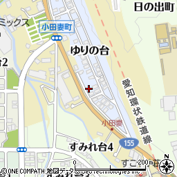 愛知県瀬戸市ゆりの台22周辺の地図