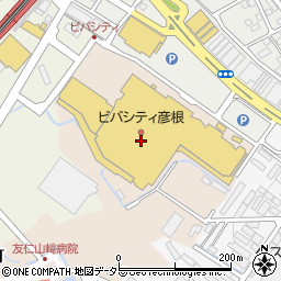 ハニーズ彦根店周辺の地図