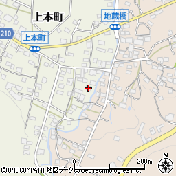 愛知県瀬戸市上本町412周辺の地図