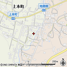 愛知県瀬戸市上本町412周辺の地図