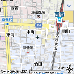 愛知県北名古屋市九之坪中町34周辺の地図