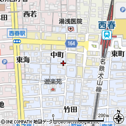 愛知県北名古屋市九之坪中町28周辺の地図