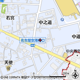 愛知県西春日井郡豊山町豊場中道38-2周辺の地図