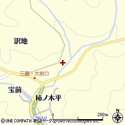 愛知県豊田市三箇町大洞11周辺の地図