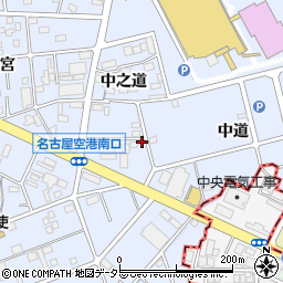 愛知県西春日井郡豊山町豊場中道40周辺の地図