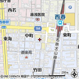愛知県北名古屋市九之坪中町33周辺の地図