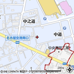 愛知県西春日井郡豊山町豊場中道41-2周辺の地図