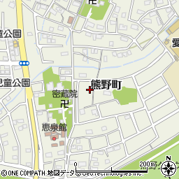 愛知県春日井市熊野町3124周辺の地図