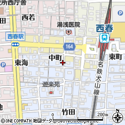 愛知県北名古屋市九之坪中町25周辺の地図