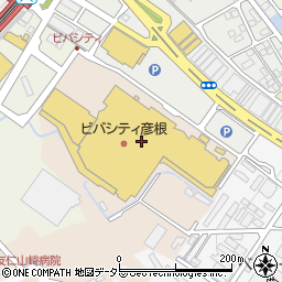 ベリテ彦根店周辺の地図