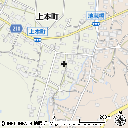 愛知県瀬戸市上本町374周辺の地図