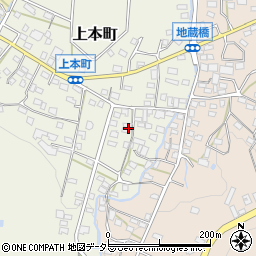 愛知県瀬戸市上本町374周辺の地図