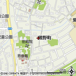 愛知県春日井市熊野町3124-14周辺の地図