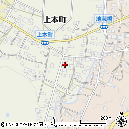 愛知県瀬戸市上本町381周辺の地図