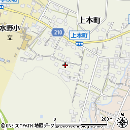 愛知県瀬戸市上本町197周辺の地図