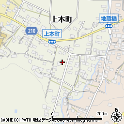 愛知県瀬戸市上本町172周辺の地図