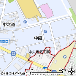 愛知県豊山町（西春日井郡）豊場（中道）周辺の地図