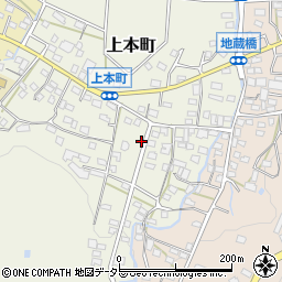 愛知県瀬戸市上本町173周辺の地図