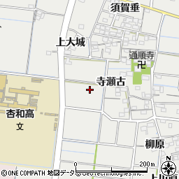 愛知県稲沢市祖父江町二俣周辺の地図