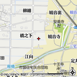 愛知県稲沢市法花寺町橋之下468周辺の地図