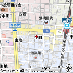 愛知県北名古屋市九之坪中町19周辺の地図