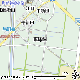 愛知県稲沢市祖父江町馬飼東馬飼周辺の地図