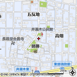 愛知県北名古屋市井瀬木居屋敷1101周辺の地図