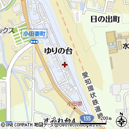 愛知県瀬戸市ゆりの台36周辺の地図