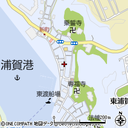 神奈川県横須賀市東浦賀周辺の地図