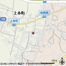 愛知県瀬戸市上本町391周辺の地図