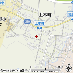 愛知県瀬戸市上本町119周辺の地図