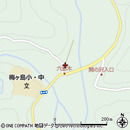 梅ヶ島診療所周辺の地図