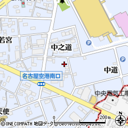 愛知県西春日井郡豊山町豊場中道96周辺の地図