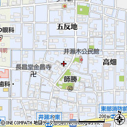 愛知県北名古屋市井瀬木居屋敷1104周辺の地図