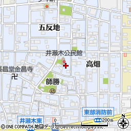 井瀬木公民館周辺の地図