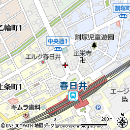 春日井駅前周辺の地図